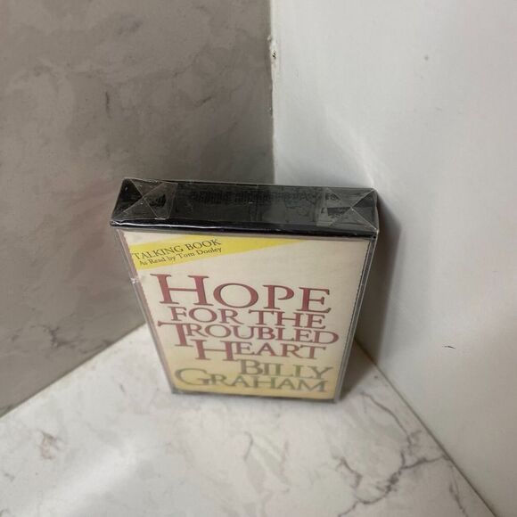 Hope for the Troubled Heart by Graham Billy Religion Audio Cassette Tape Sealed - Picture 2 of 4